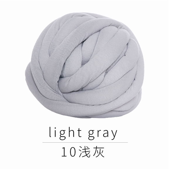 Mictong roving is used for crochet weaving, 250g roving is used for hand weaving and crochet weaving, crochet weaving blanket, suitable for DIY craft projects, 1 piece, Light grey