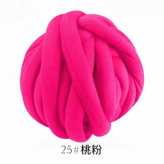 Mictong roving is used for crochet weaving, 250g roving is used for hand weaving and crochet weaving, crochet weaving blanket, suitable for DIY craft projects, 1 piece, Rose red