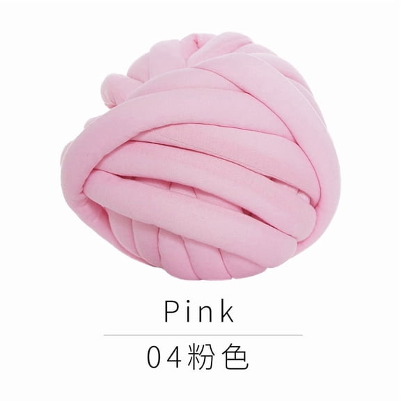 Mictong roving is used for crochet weaving, 250g roving is used for hand weaving and crochet weaving, crochet weaving blanket, suitable for DIY craft projects, 1 piece, pink