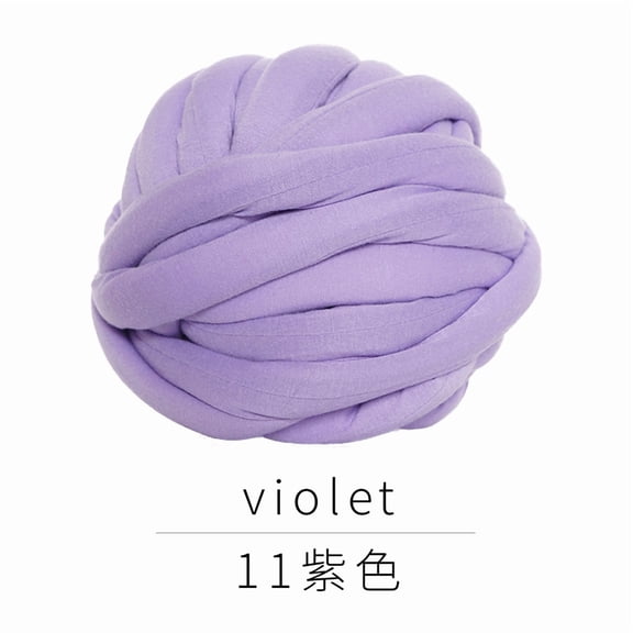 Mictong roving is used for crochet weaving, 250g roving is used for hand weaving and crochet weaving, crochet weaving blanket, suitable for DIY craft projects, 1 piece, purple