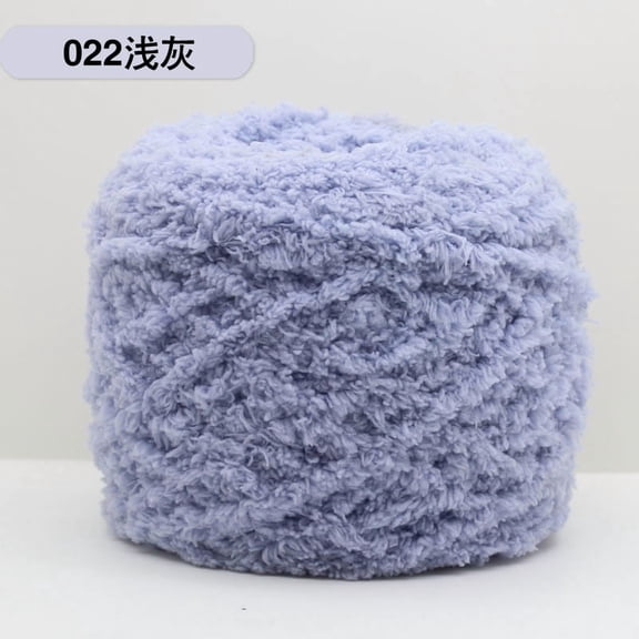 Mictong wool yarn for weaving, 100g soft wool yarn, high-quality wool blend yarn, ideal choice for DIY crafts, knitted wool yarn, winter accessories and home decoration, 2 piece, Light grey