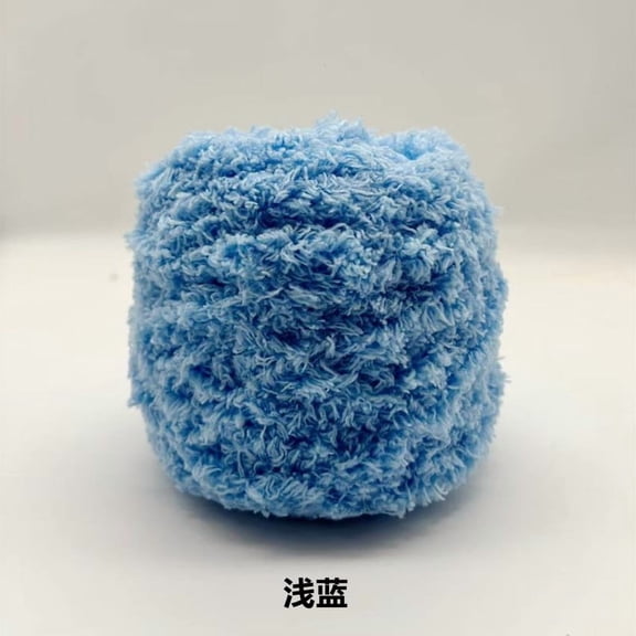 Mictong wool yarn for weaving, 100g soft wool yarn, high-quality wool blend yarn, ideal choice for DIY crafts, knitted wool yarn, winter accessories and home decoration, 2 piece, Blue style B