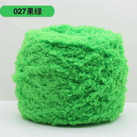 Mictong wool yarn for weaving, 100g soft wool yarn, high-quality wool blend yarn, ideal choice for DIY crafts, knitted wool yarn, winter accessories and home decoration, 2 piece, green
