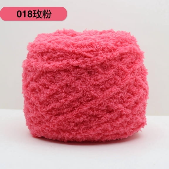 Mictong wool yarn for weaving, 100g soft wool yarn, high-quality wool blend yarn, ideal choice for DIY crafts, knitted wool yarn, winter accessories and home decoration, 2 piece, Rose pink