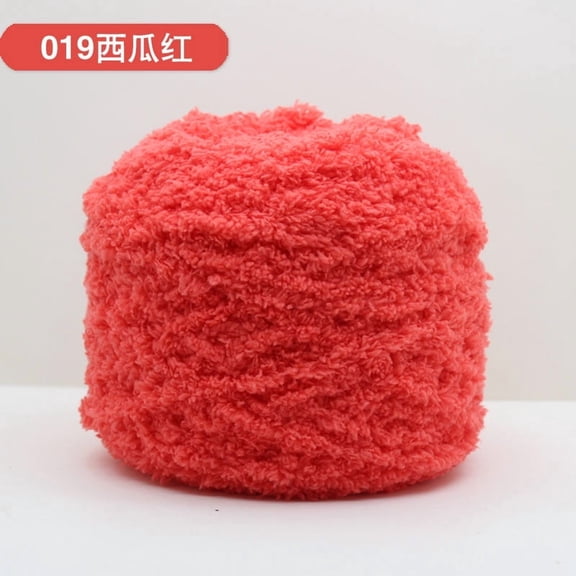 Mictong wool yarn for weaving, 100g soft wool yarn, high-quality wool blend yarn, ideal choice for DIY crafts, knitted wool yarn, winter accessories and home decoration, 2 piece, Light red