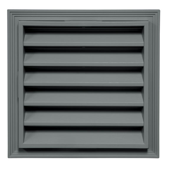 Mid America 12 Inch Square Vinyl Gable Vents (In Stock Now)