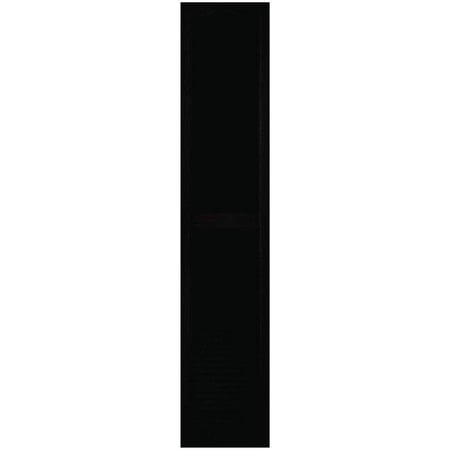 Mid-America 15x72 Black Louvered Shutter