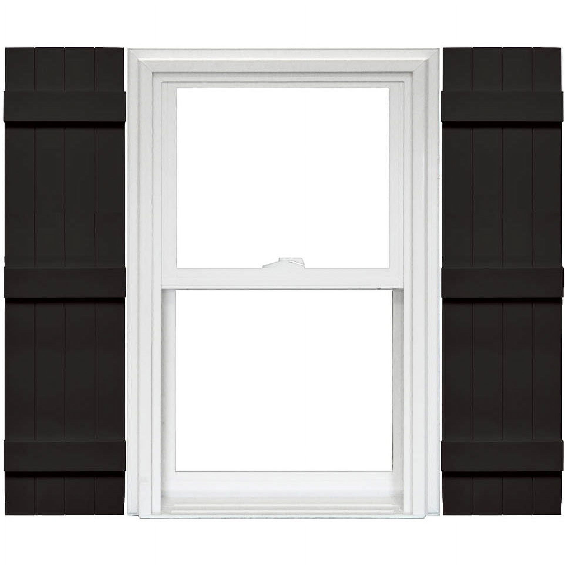 新品タグ付AmeriVINTAGEMEDI2WAYCURTAINROMPERS Mid America 4 Board and Batten Joined Vinyl Shutters (1 Pair