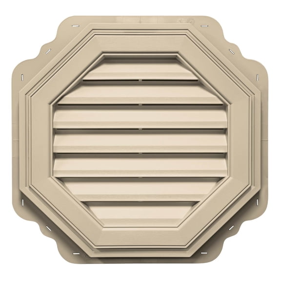 Mid America Octagon Vinyl Gable Vents (In Stock Now)