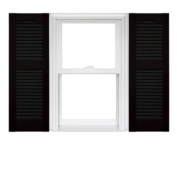 Mid America Open Louver Vinyl Shutters (1 Pair)