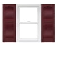 thumbnail image 1 of Mid America Open Louver Vinyl Shutters (1 Pair), 1 of 2