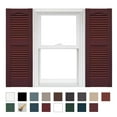 thumbnail image 1 of Mid America Open Louver Vinyl Shutters (1 Pair) In Stock Now, 1 of 1