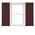 thumbnail image 1 of Mid America Open Louver Vinyl Shutters (1 Pair) In Stock Now, 1 of 1
