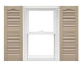 thumbnail image 1 of Mid America Open Louver Vinyl Shutters (1 Pair) In Stock Now, 1 of 1