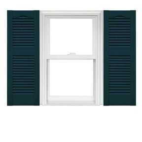 Mid America Open Louver Vinyl Shutters (1 Pair)