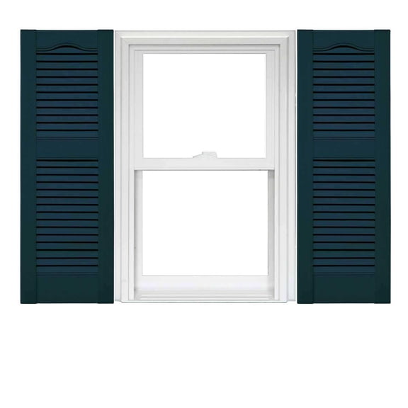 Mid America Open Louver Vinyl Shutters (1 Pair)