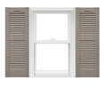 thumbnail image 1 of Mid America Open Louver Vinyl Shutters (1 Pair) In Stock Now, 1 of 1