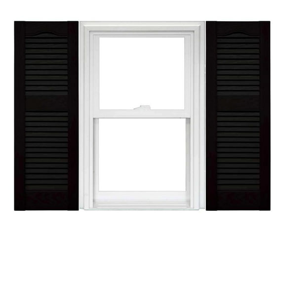 Mid America Open Louver Vinyl Shutters (1 Pair)