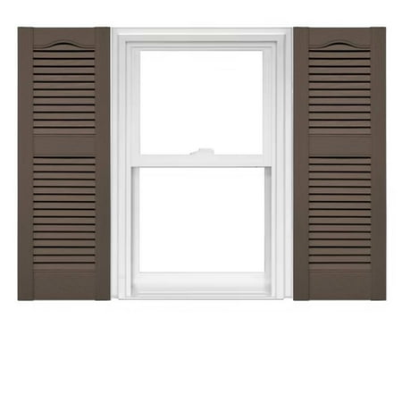 Mid America Open Louver 14.5 Inch Vinyl Shutters (1 Pair)