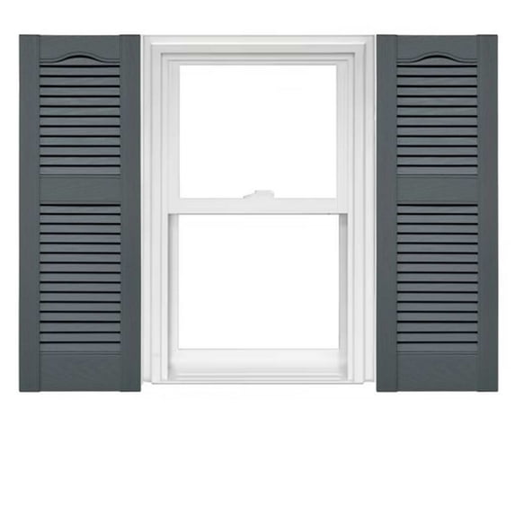 Mid America Open Louver 14.5 Inch Vinyl Shutters (1 Pair)