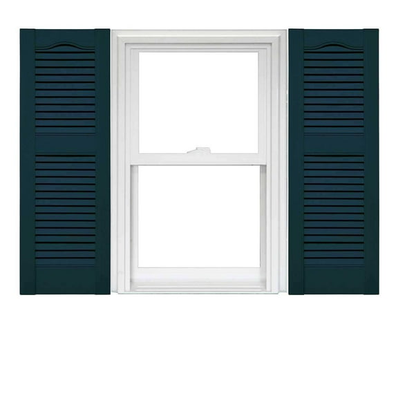 Mid America Open Louver 14.5 Inch Vinyl Shutters (1 Pair)