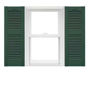 Mid America Open Louver Vinyl Shutters (1 Pair)