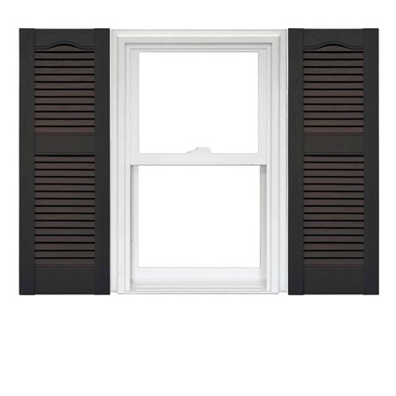 Mid America Open Louver 14.5 Inch Vinyl Shutters (1 Pair)