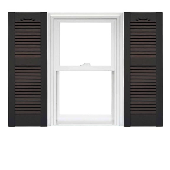 Mid America Open Louver 14.5 Inch Vinyl Shutters (1 Pair)