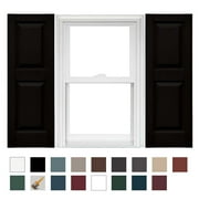 Mid America Raised Panel Vinyl Shutters (1 Pair) In Stock Now