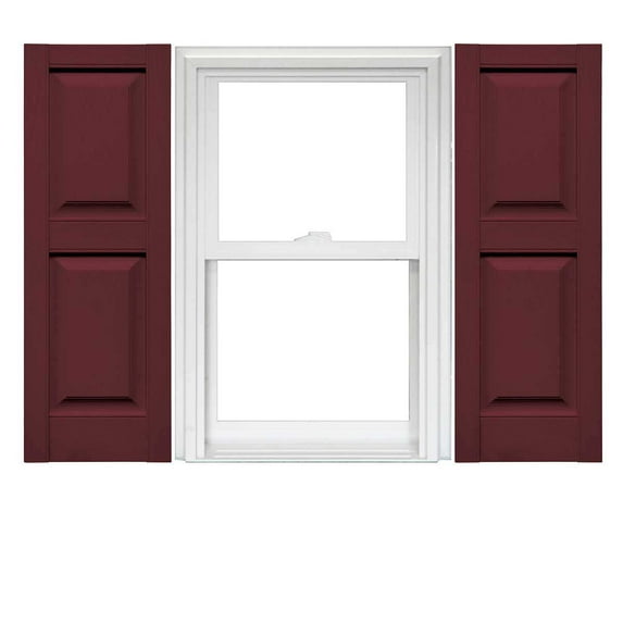 Mid America Raised Panel Vinyl Shutters (1 Pair) In Stock Now