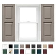 thumbnail image 1 of Mid America Raised Panel Vinyl Shutters (1 Pair) In Stock Now, 1 of 1