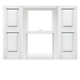 thumbnail image 1 of Mid America Raised Panel Vinyl Shutters 12 Inch Width (1 Pair), 1 of 3
