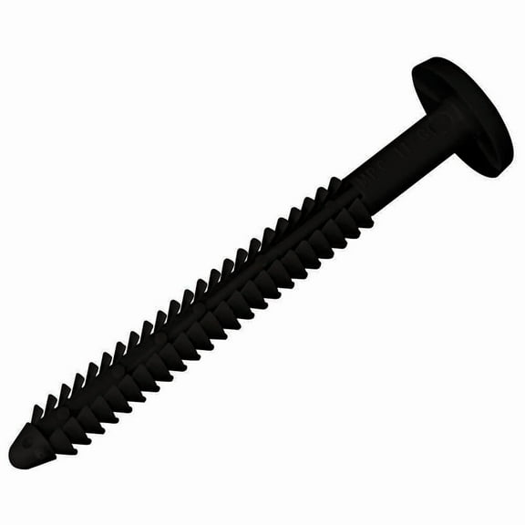 Mid America Vinyl Shutter Lok Fasteners, Black