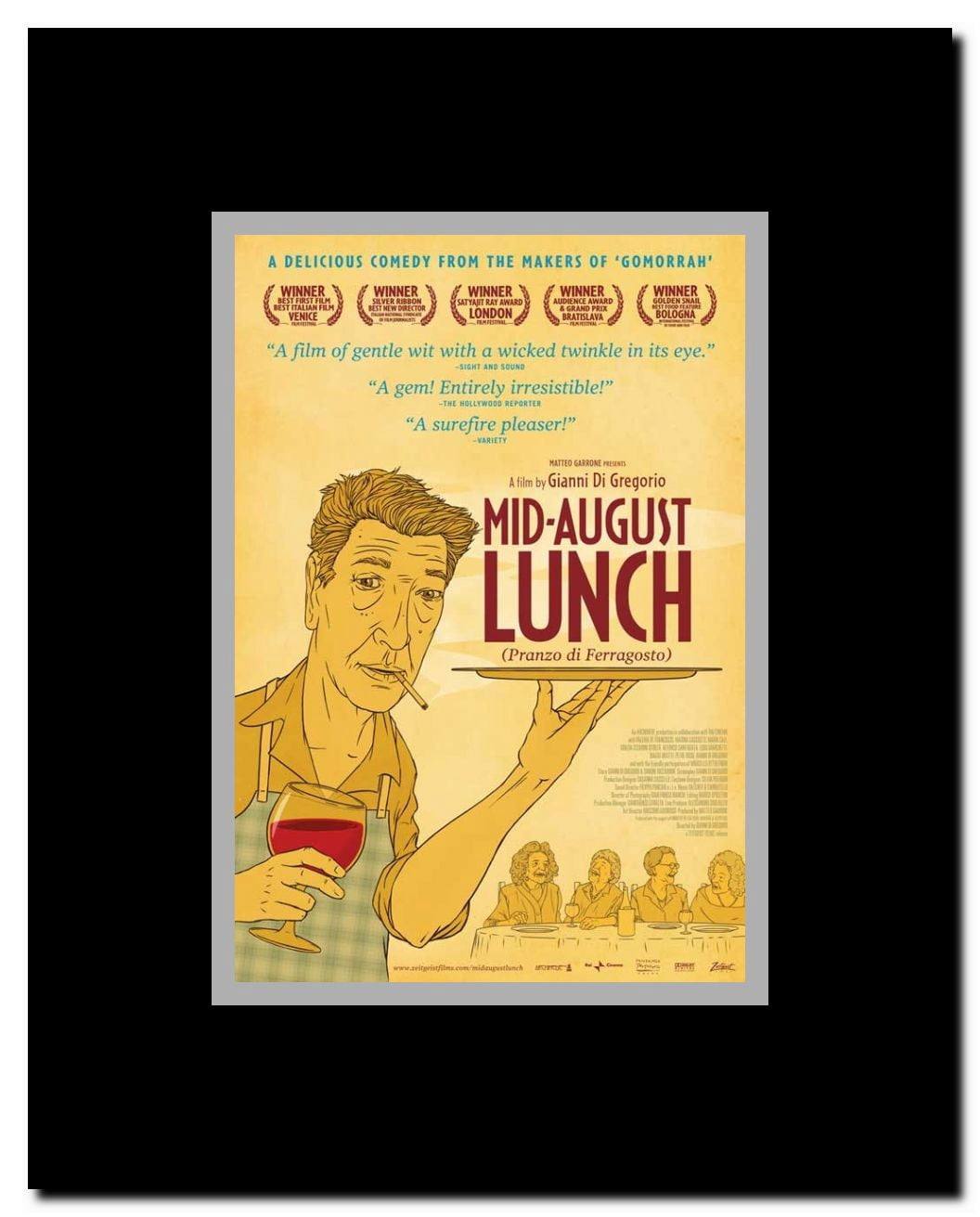 Mid-August Lunch Framed Movie Poster