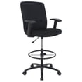 thumbnail image 1 of Mid Back Big and Tall Stool - Fabric Mesh - Black, 1 of 1