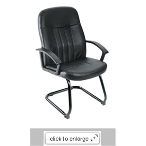 Mid Back Leather Side Chair