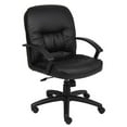 thumbnail image 1 of Mid Back Leatherplus Chair with Knee Tilt, 1 of 1