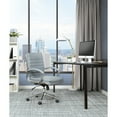 thumbnail image 1 of Mid Back Manager's Faux Leather Chair in Charcoal with Chrome Base, 1 of 5