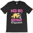 thumbnail image 1 of Mid Bro of The Birthday Princess Sloth B-day Celebration Themed Fun G35713 Unisex T-Shirt, Up to Size 5XL, 1 of 2