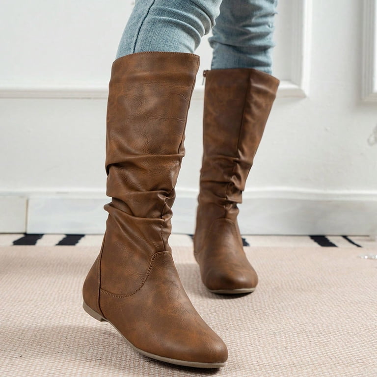 Mid Calf Boots for Women Mid-Calf Boots Wide Calf Boots for Women 