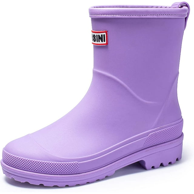 Mid Calf Rain Boots for Women,Waterproof Garden Shoes Anti-Slip ...