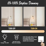 Mid Century 1 Light Globe Pendant Light Minimalist White Ceramic Hanging Light Modern Gold Pendant Lights Kitchen Island Lamp Adjustable Milk Ribbed Glass Hanging Ceiling Light MPL