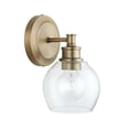 thumbnail image 1 of Mid-Century 1 Light Wall Sconce-Aged Brass Finish Capital Lighting 621111Ad-426, 1 of 10