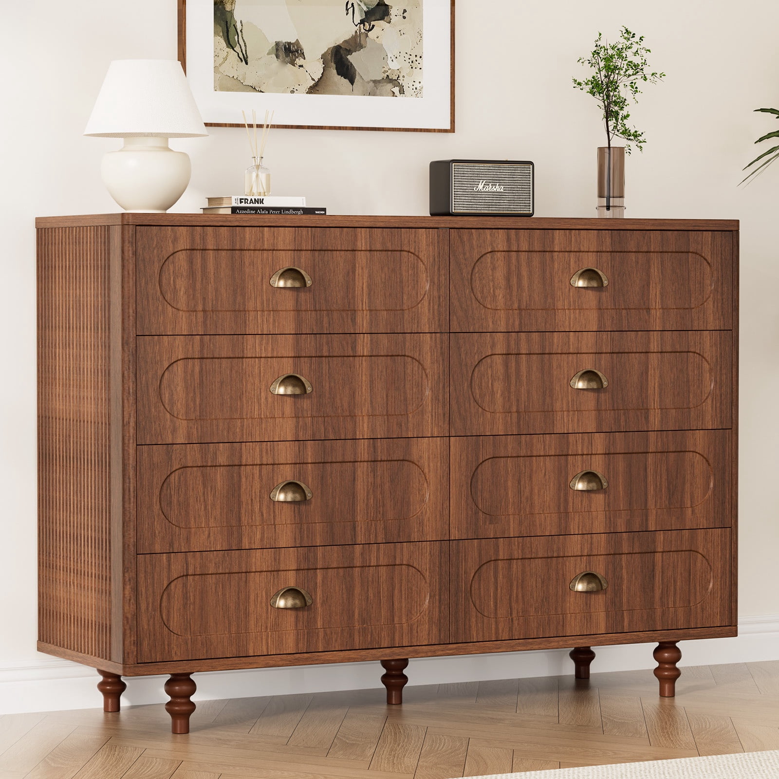 8 drawer mid century modern dresser Mid-Century Modern 8-Drawer Dresser, c.1960's  Vintage Supply