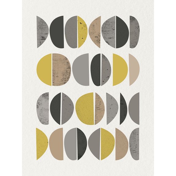 Mid Century Abstract Circle 8 Poster Print by Urban Epiphany Urban Epiphany (24 x 36)