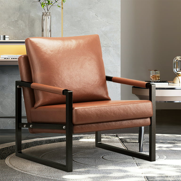 https://i5.walmartimages.com/seo/Mid-Century-Accent-Chair-PU-Leather-Arm-Modern-Upholstered-Armchair-Metal-Frame-Extra-Thick-Padded-Backrest-Seat-Cushion-Sofa-Chairs-Living-Room-Bedr_0fa43c04-d71c-4dbb-bb7b-2e5097602d6e.95c9e12554f65a4a90b5dc8373c8f888.jpeg?odnHeight=768&odnWidth=768&odnBg=FFFFFF