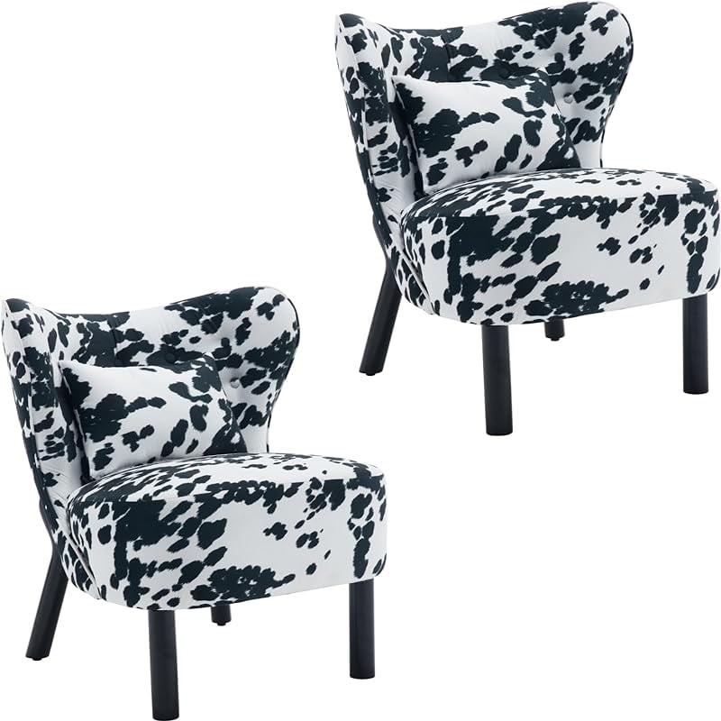 MidCentury Accent Chair, Upholstered Sherpa Side Chair Reading Chair