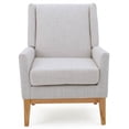 thumbnail image 1 of Mid Century Accent Chair in Beige, 1 of 4
