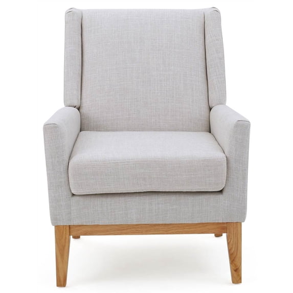 Mid Century Accent Chair in Beige