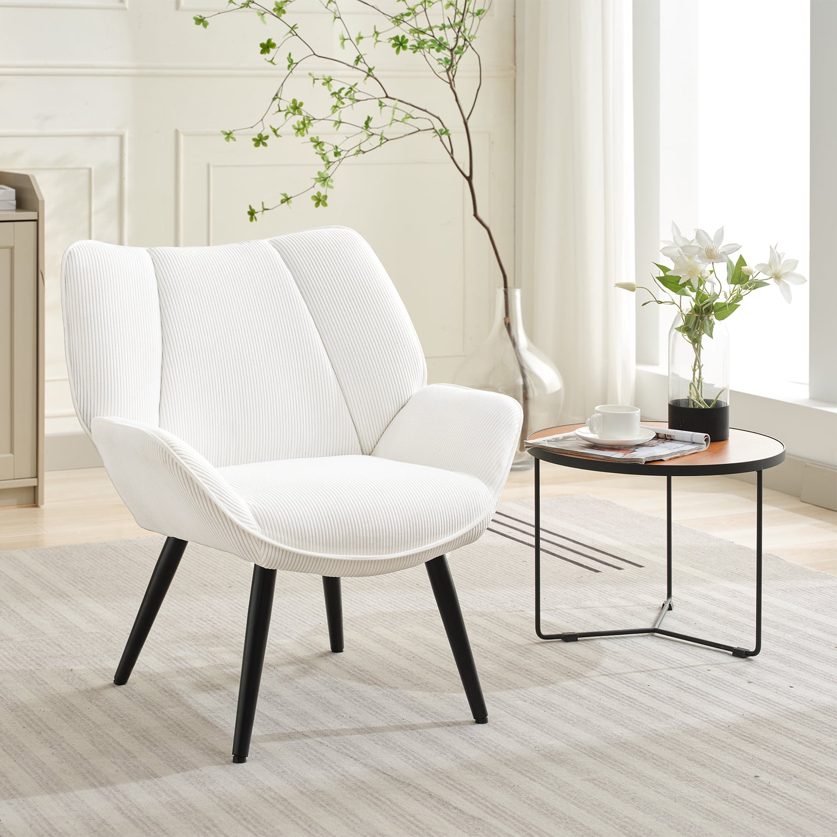 Mid Century Accent Chairs, Lounge Chairs Modern Upholstered Armchairs ...